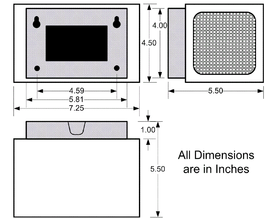 SPKR-IP11-BD-P-dimensions